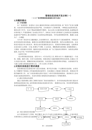 2024年管理信息系统开发案例