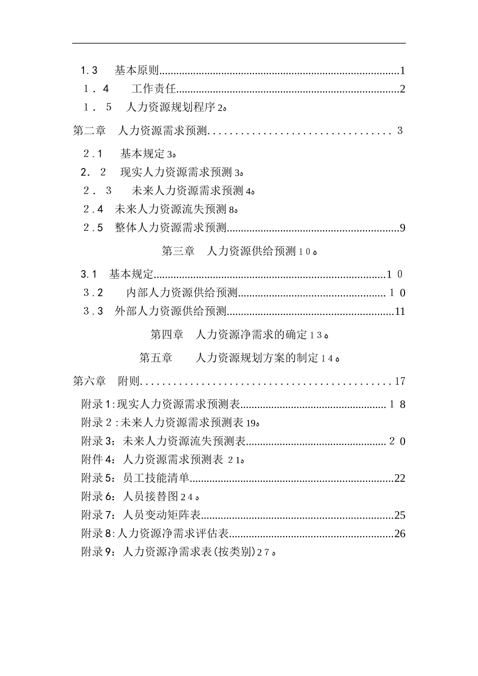 2024年集团公司人力资源规划方案_第2页