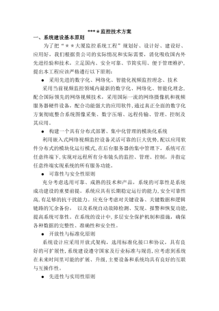 2024年监控技术综合方案