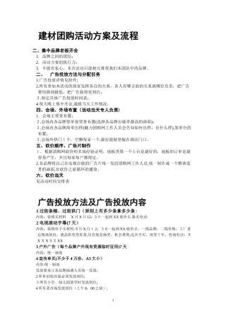 2024年建材团购活动方案