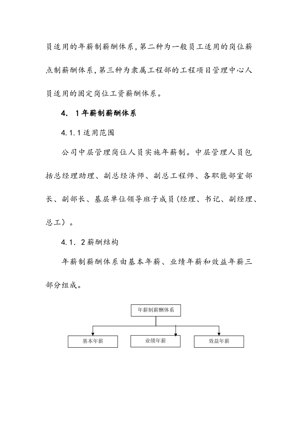 2024年建筑企业工程有限公司薪酬管理制度_第2页