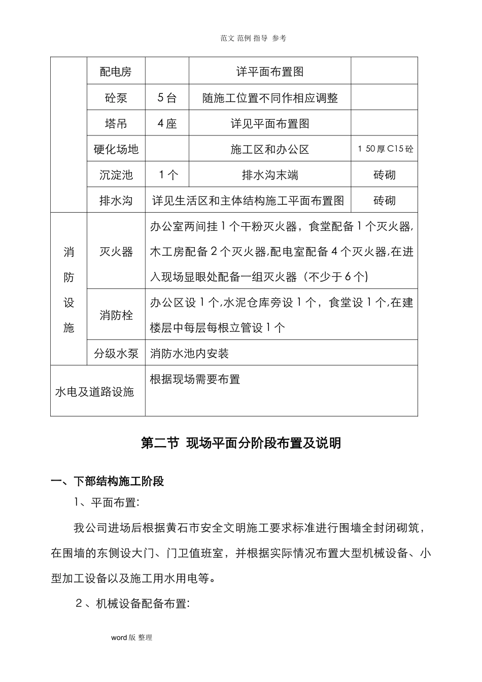 2024年建筑施工现场总平面布置方案_第3页