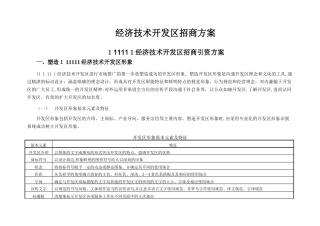 2024年经济技术开发区招商方案