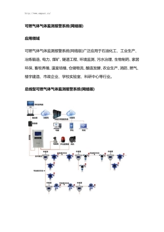 2024年可燃气体气体监测报警系统