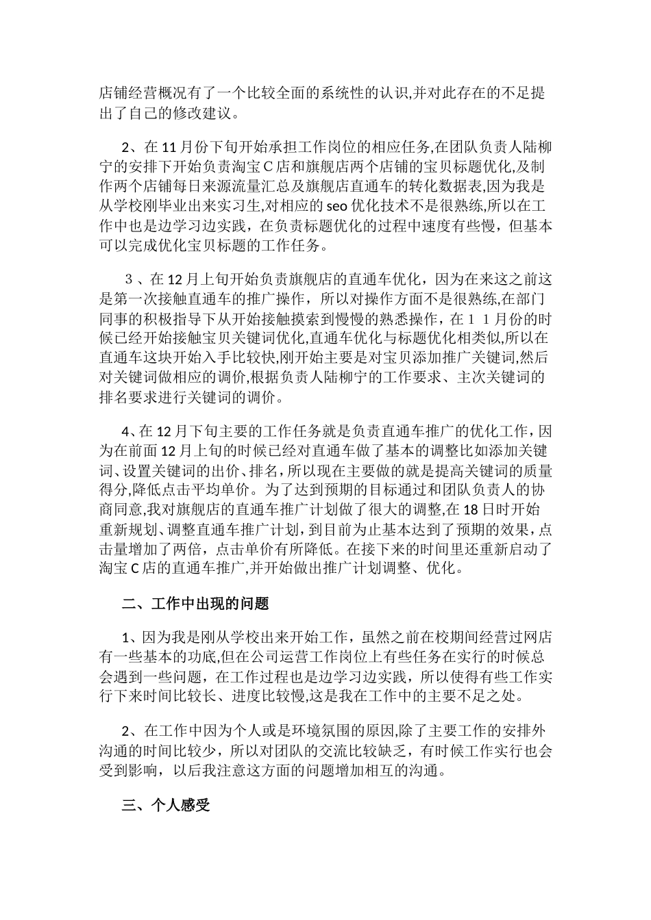 2024年跨境电商实习工作总结范文_第3页