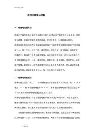 2024年跨境电商整个流程详细讲解