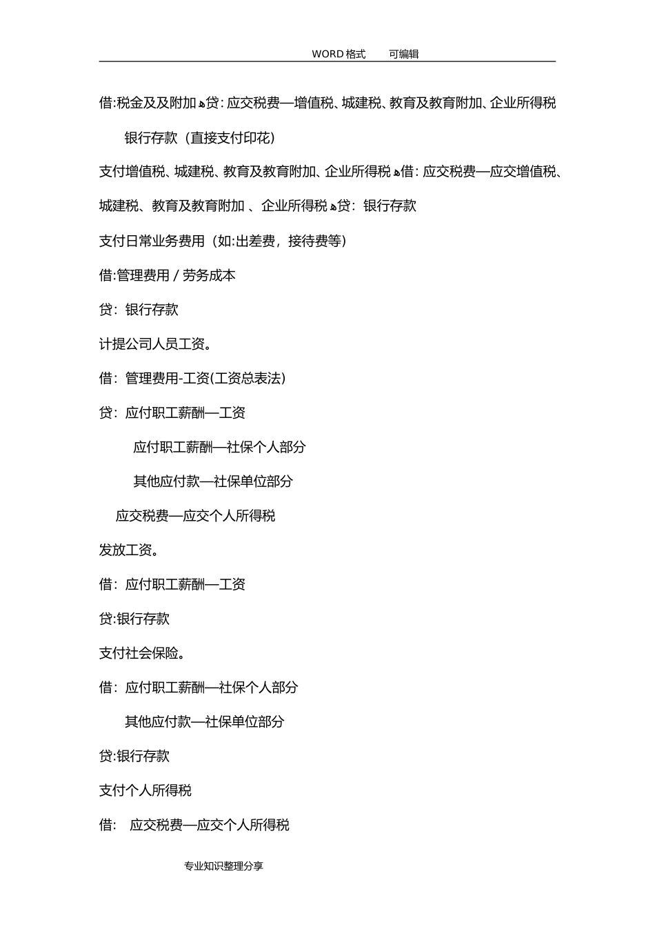 2024年劳务派遣公司账务处理新规定_第3页