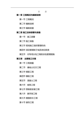 2024年老旧小区改造工程施组