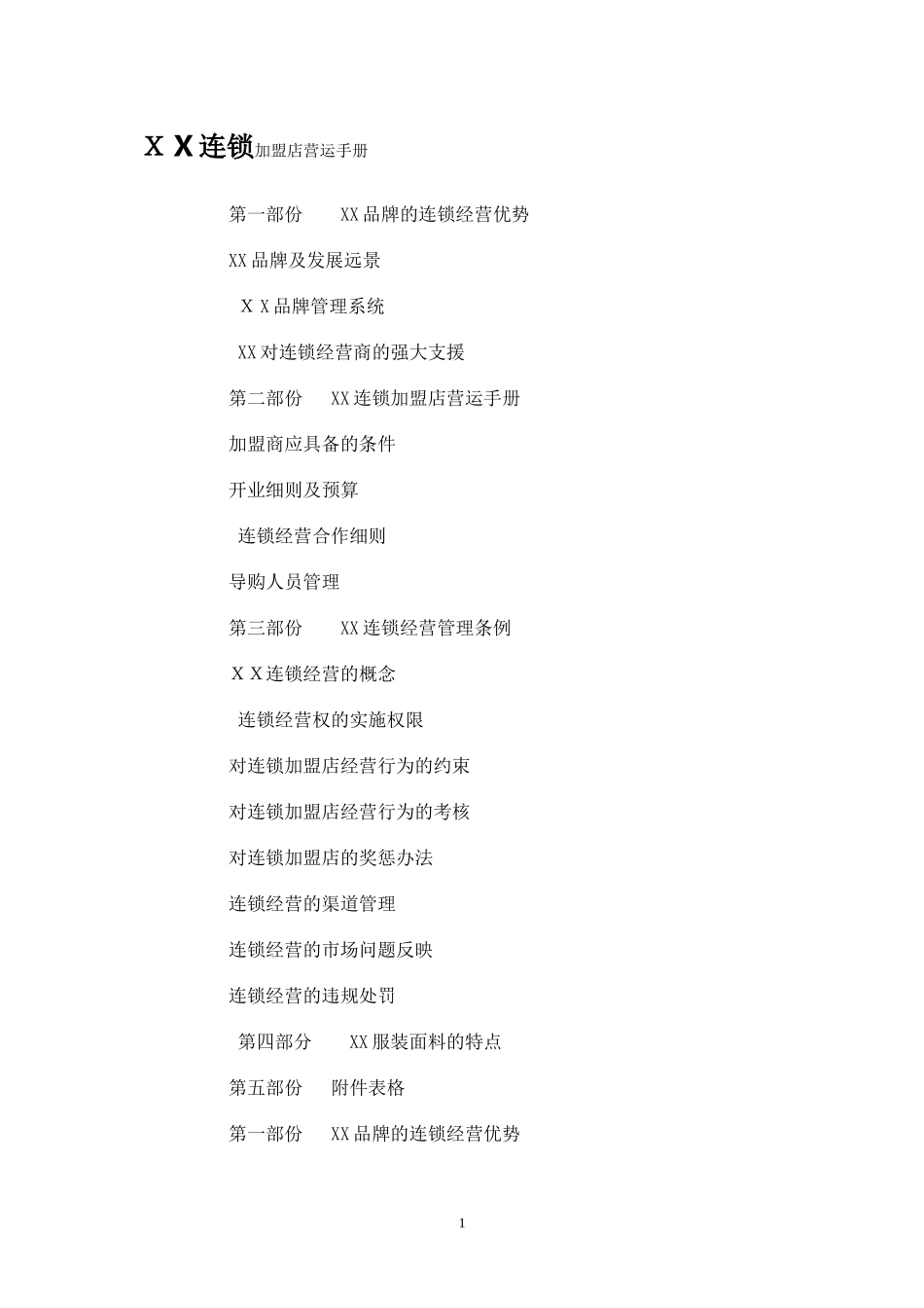 2024年连锁加盟店经营指导手册_第1页