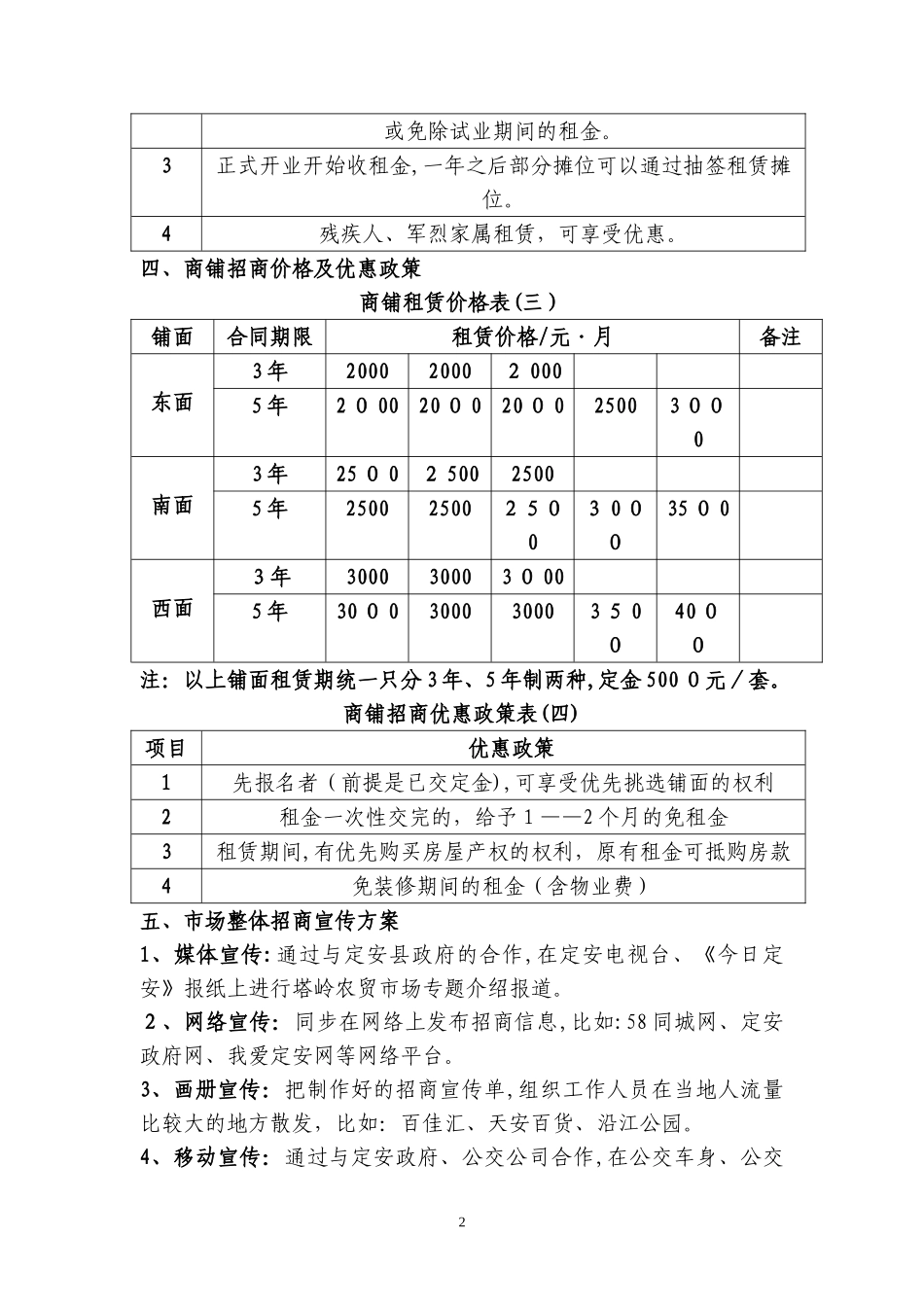 2024年农贸市场招商方案_第2页