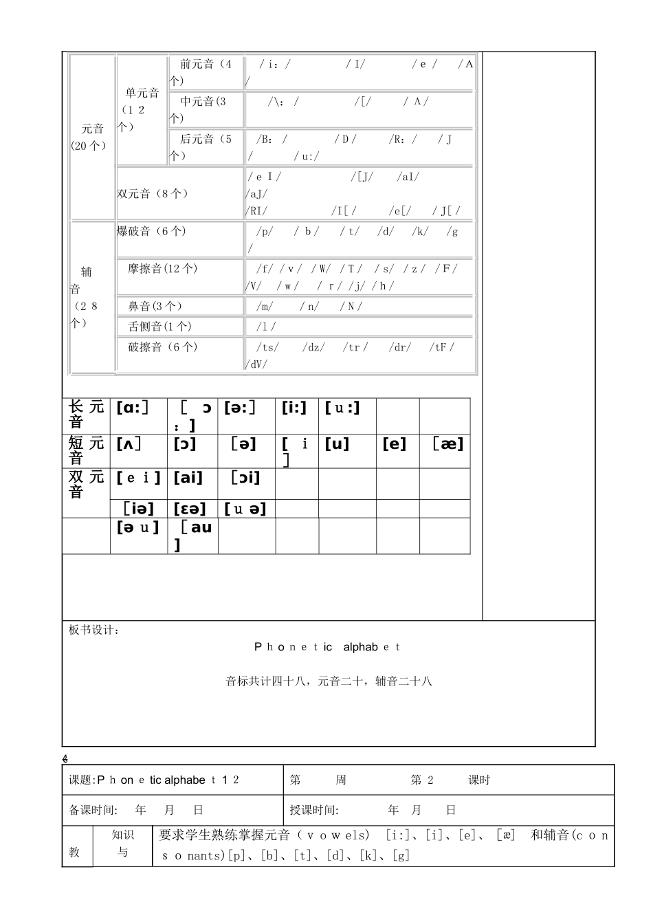 2024年趣味英语音标教案汇总_第2页