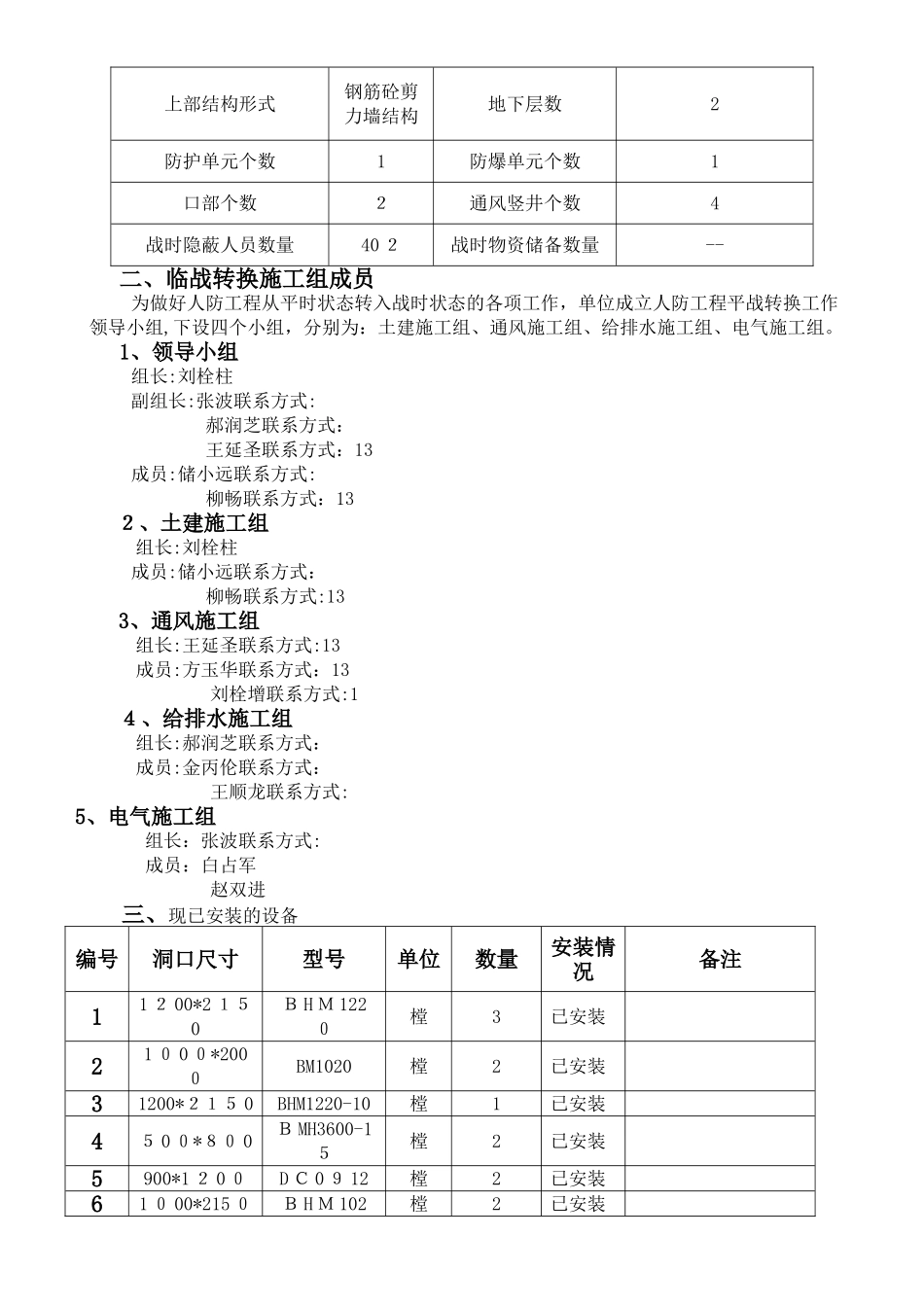 2024年人防工程平战转换综合方案_第3页