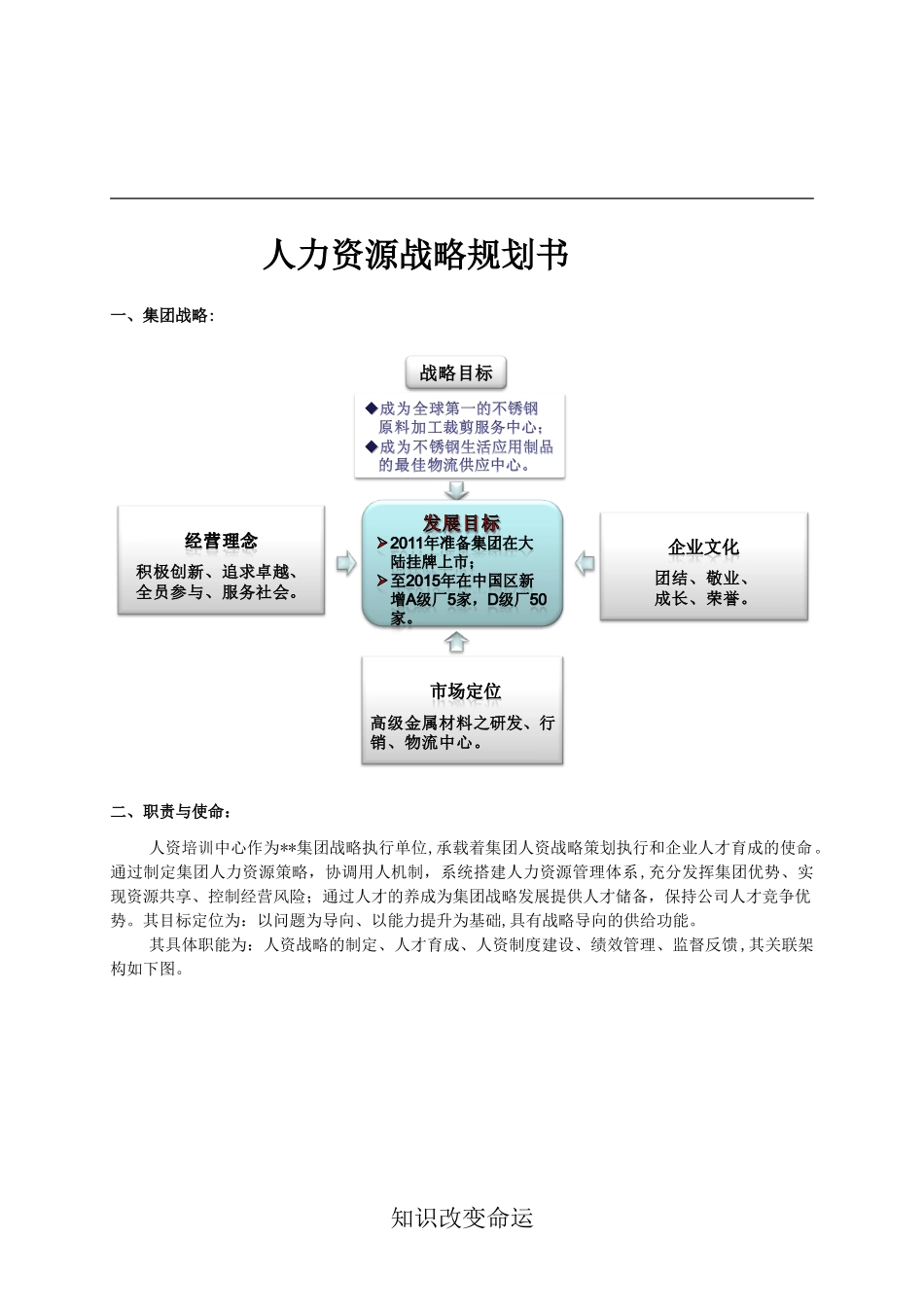 2024年人力资源战略规划书_第1页