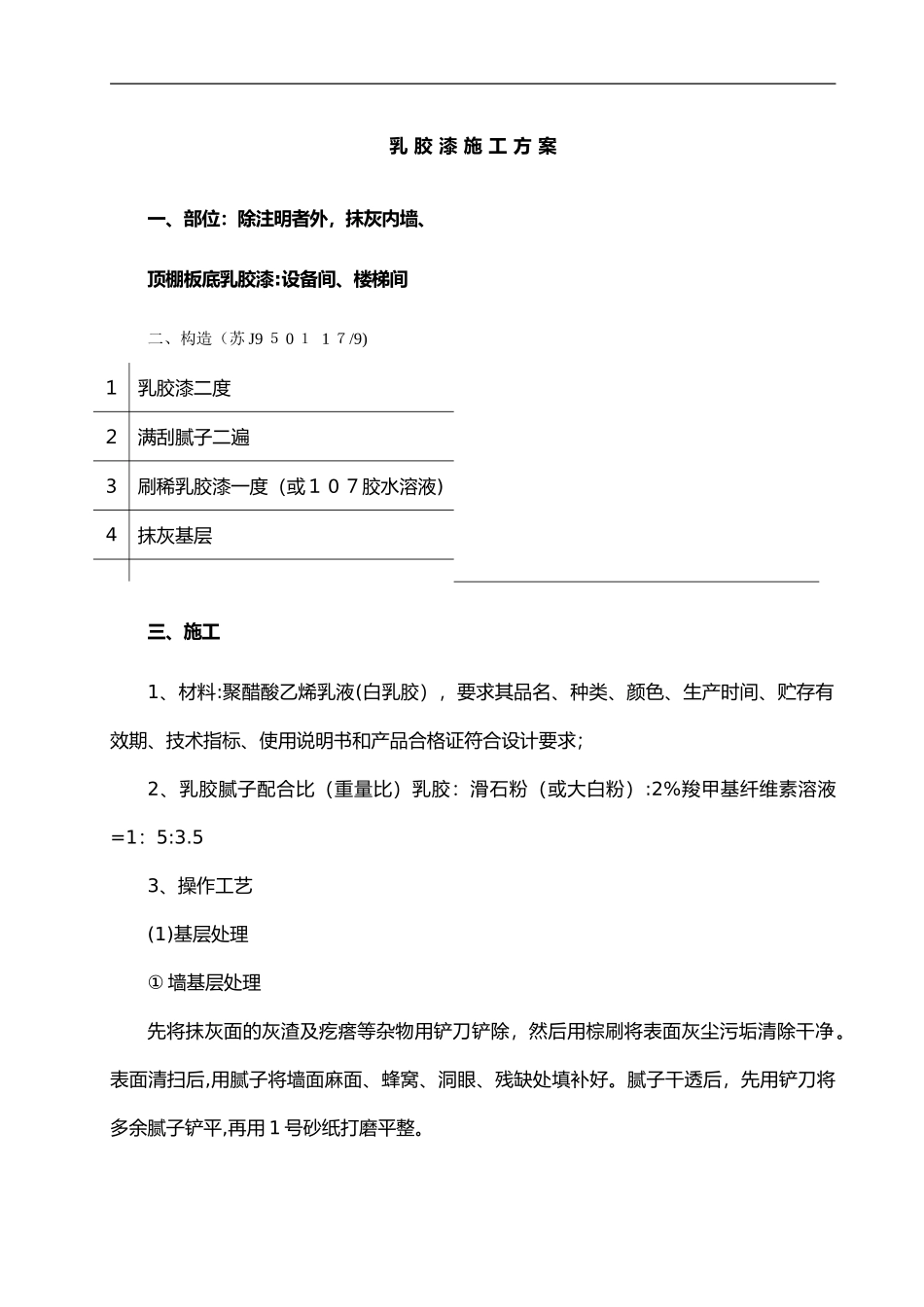 2024年乳胶漆施工组织设计方案_第1页