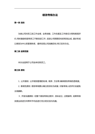 2024年软件公司绩效考核方案