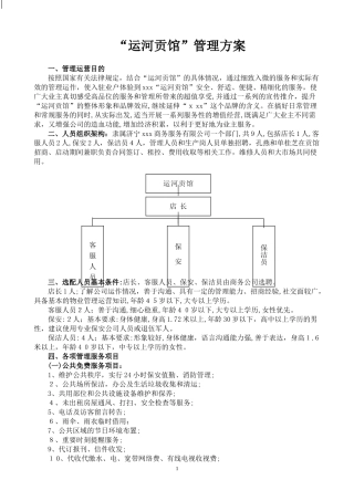 2024年商业运营管理方案