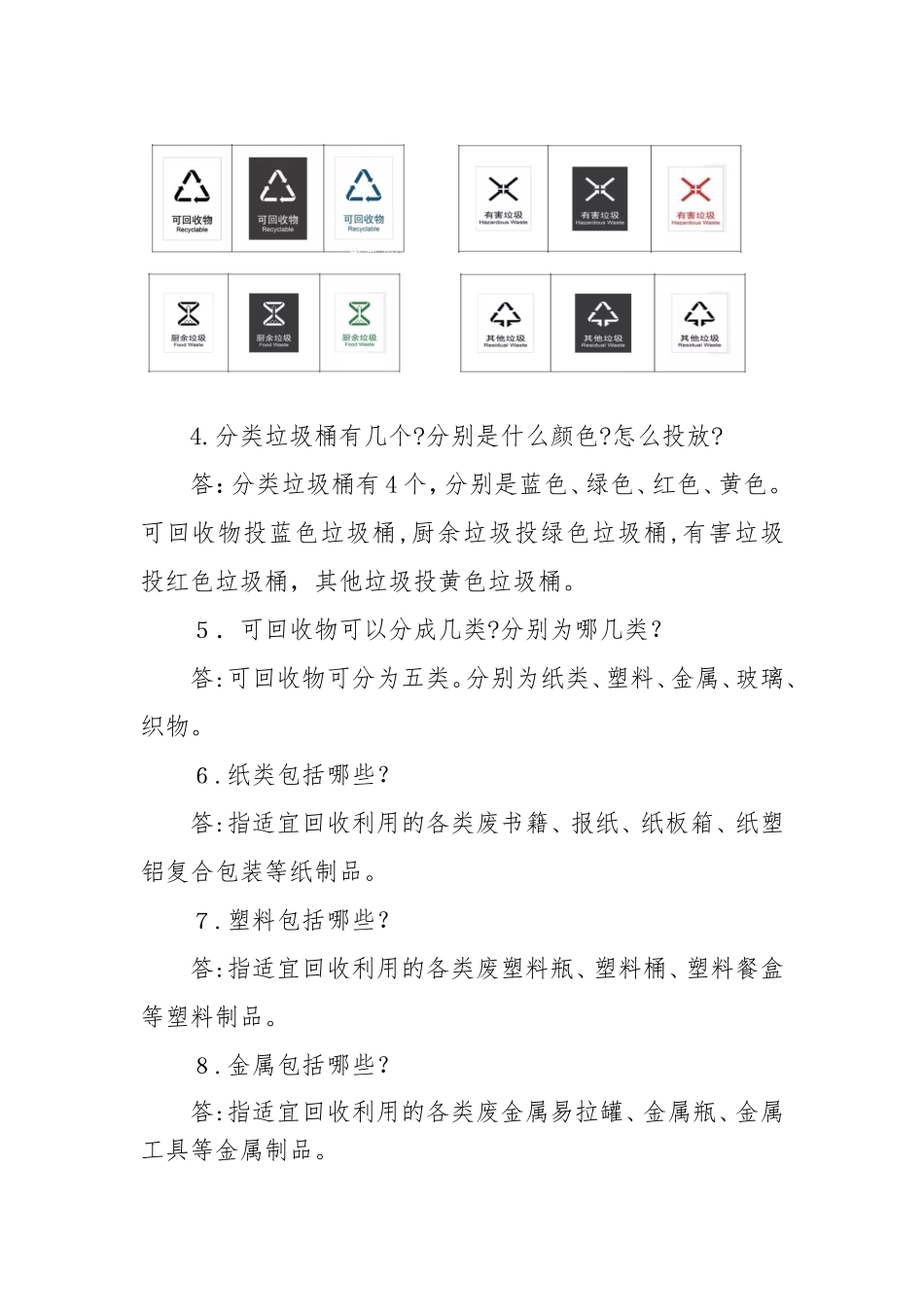 2024年生活垃圾分类知识_第3页