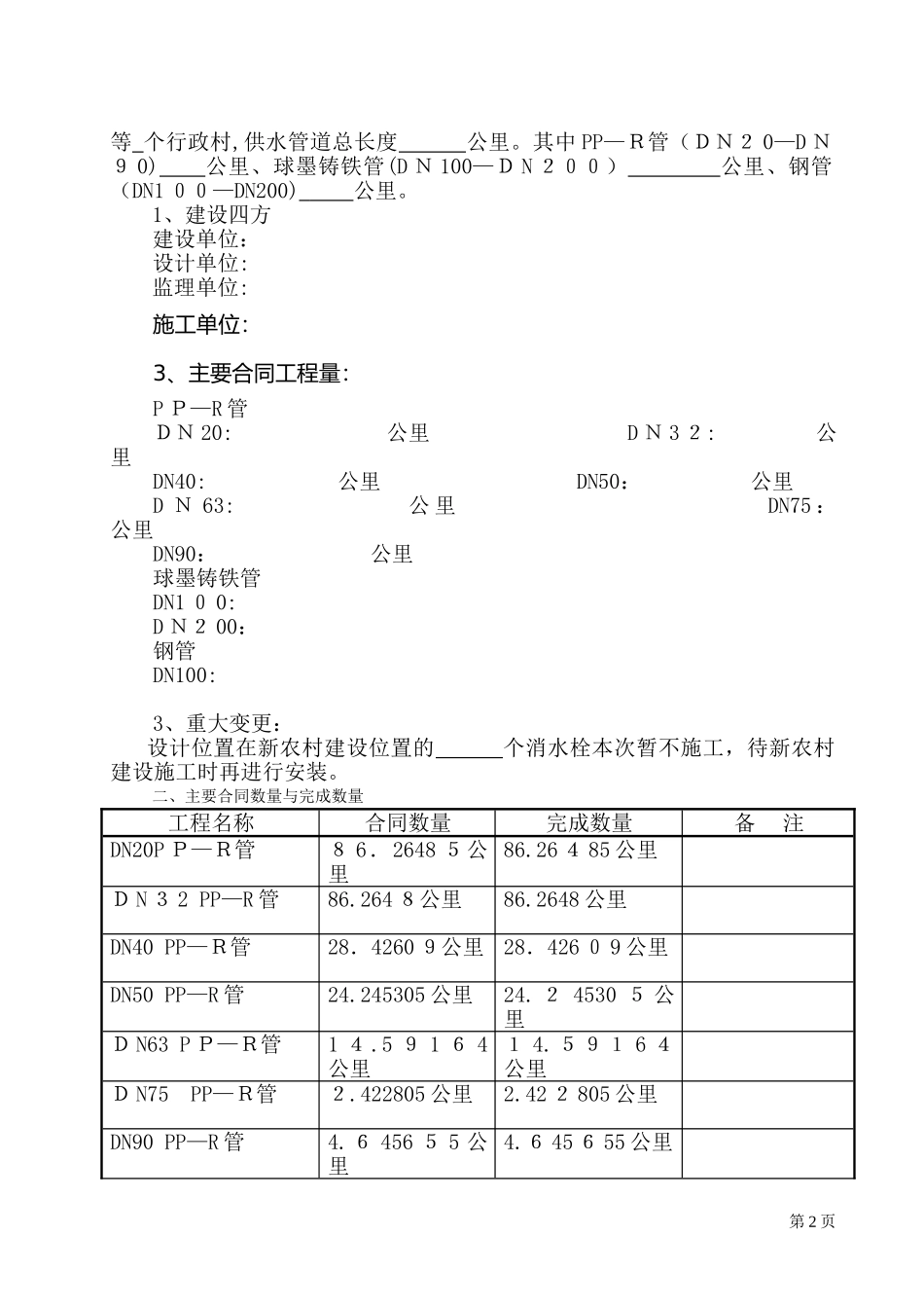 2024年施工方农村饮水安全工程施工管理报告_第3页