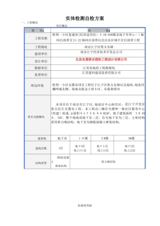 2024年实体检测自检方案