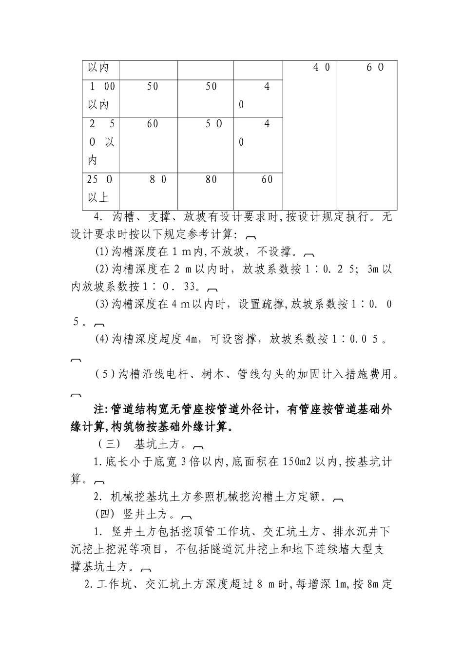2024年市政土方及管道计算规则_第2页