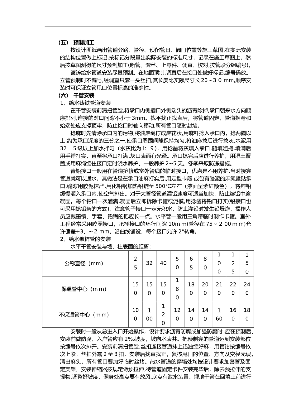 2024年室内给水管道安装施工标准_第3页