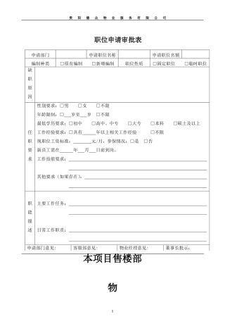 2024年售楼部物业方案