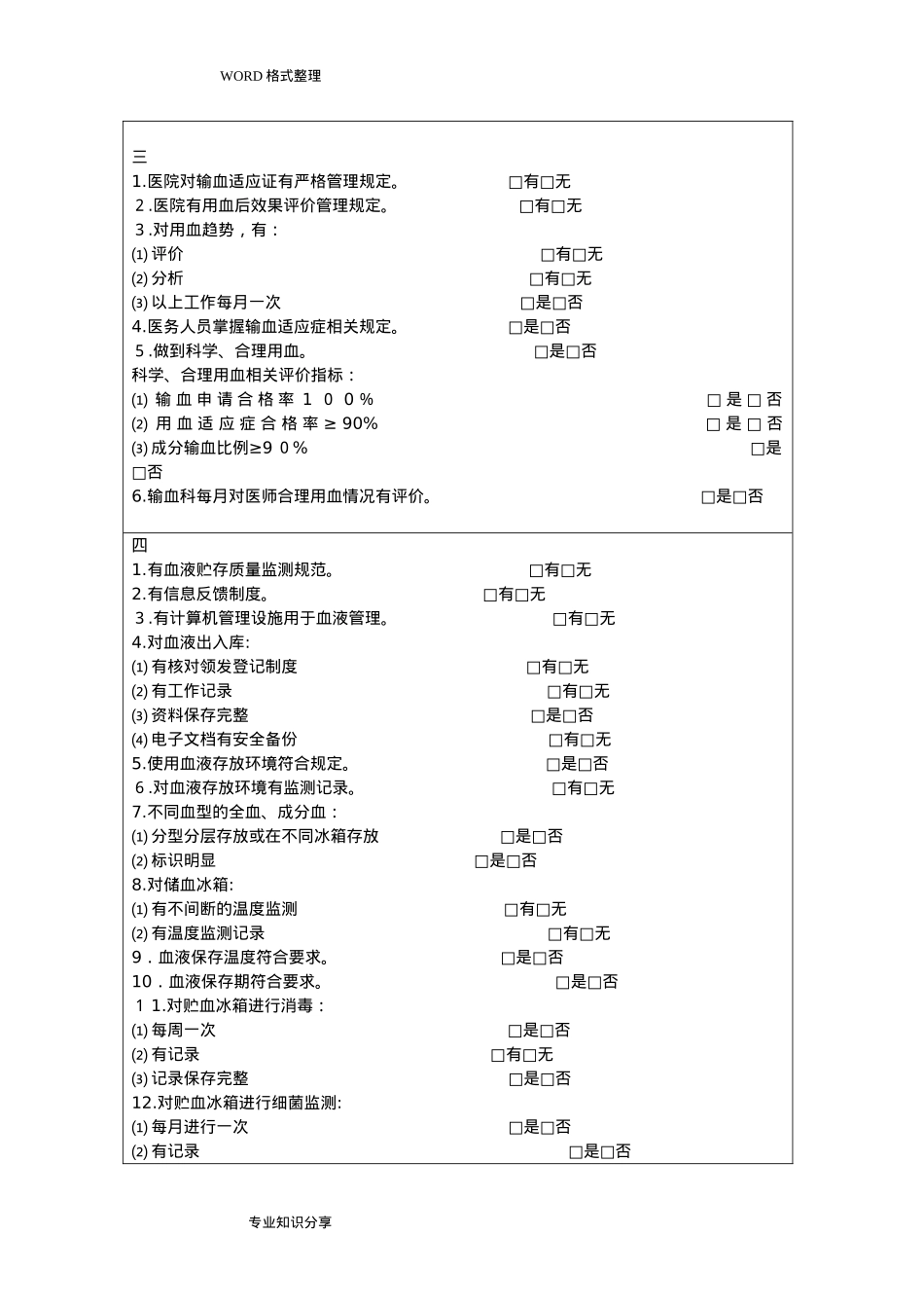2024年输血管理和持续改进督查表_第2页