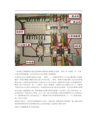 2024年水电图纸图例大全