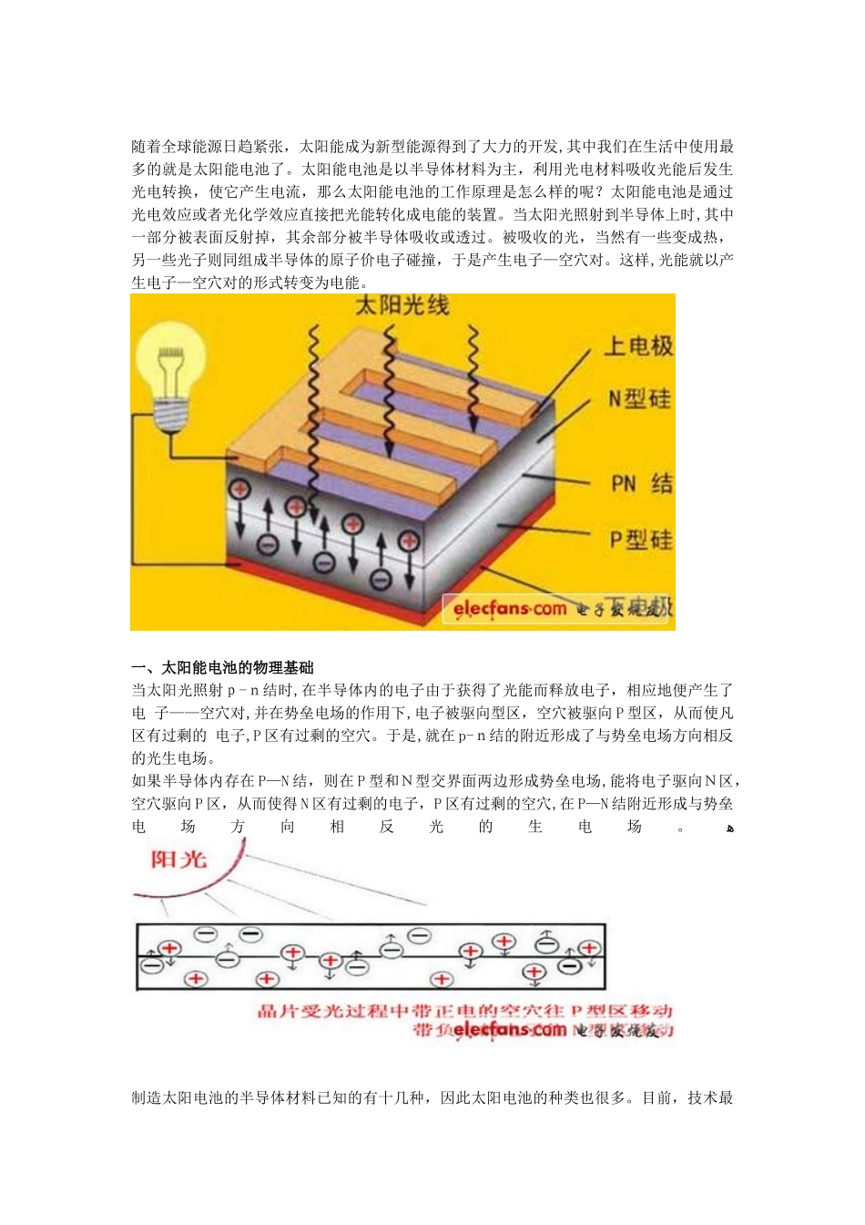 2024年太阳能电池板原理_第1页