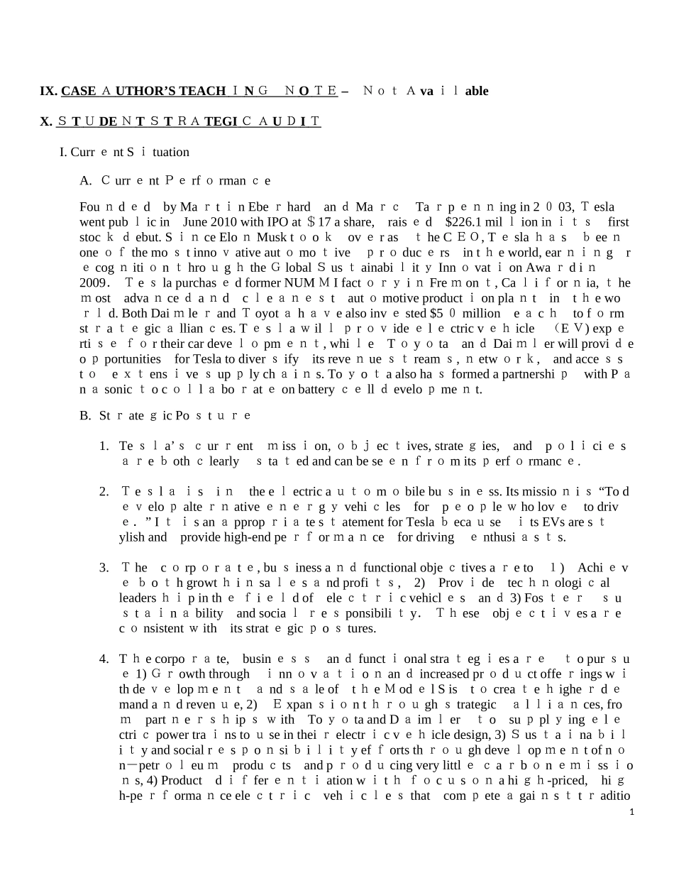 2024年特斯拉案例分析_第1页