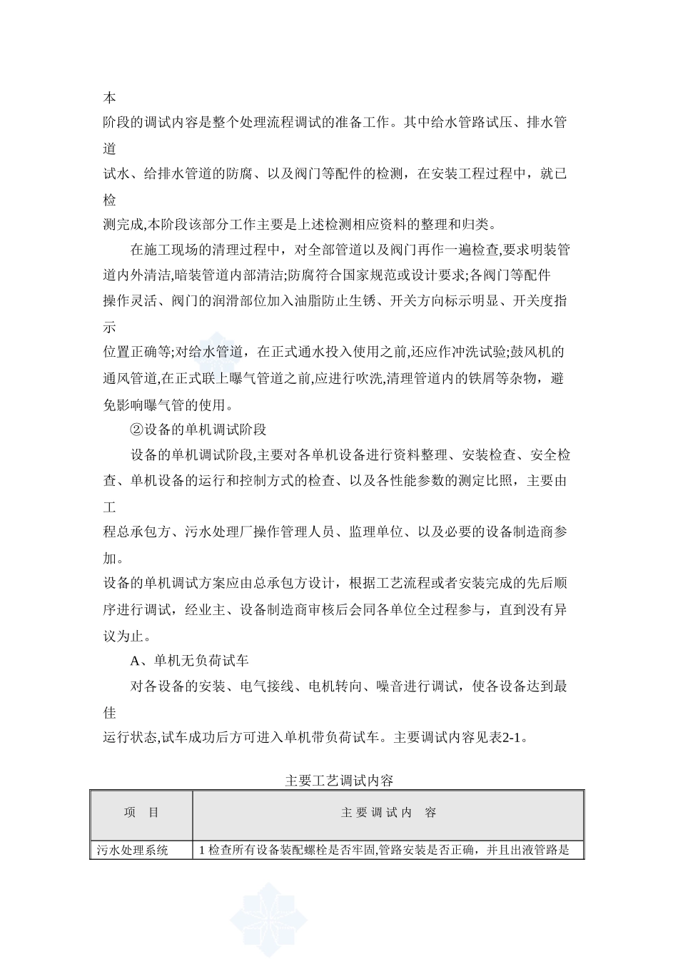 2024年污水厂调试流程及方案.._第3页