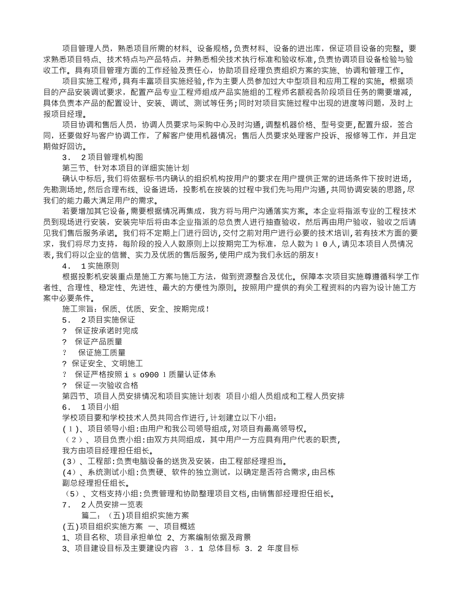 2024年项目组织实施与方案_第2页