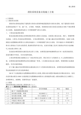 2024年消防系统设备安装现场施工方法