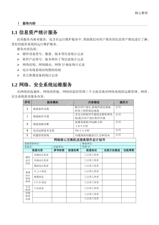 2024年信息化系统综合运维方案