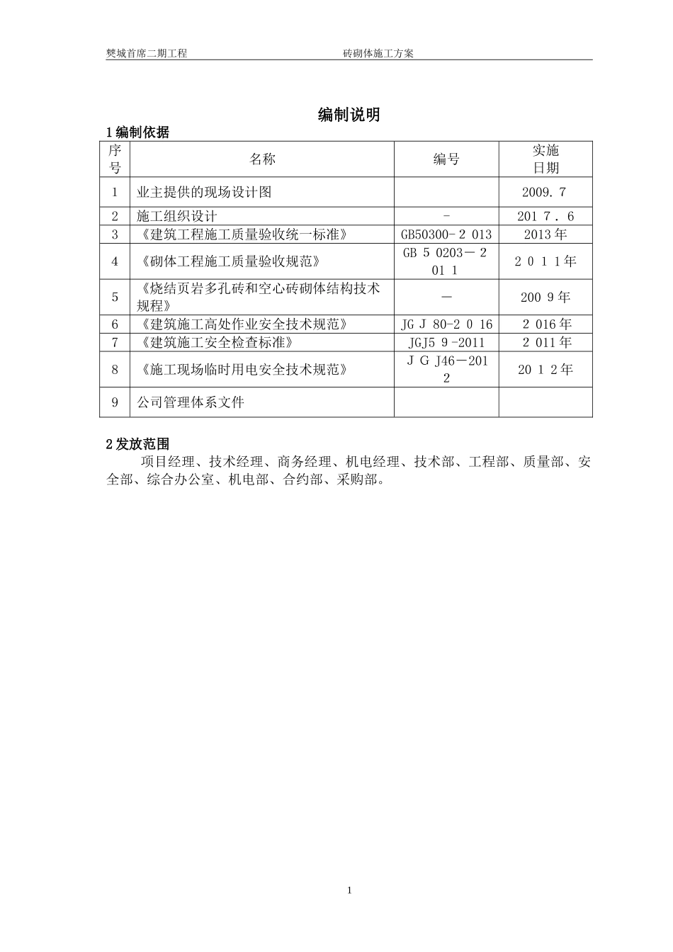 2024年岩空心砖砌体施工方案_第3页