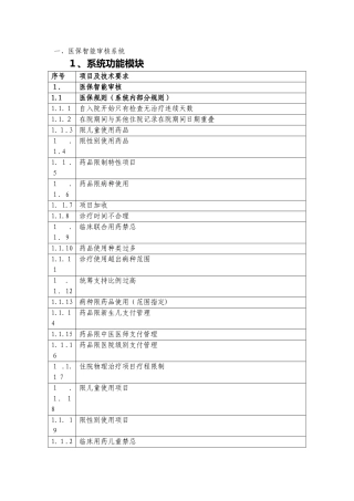 2024年医保智能审核系统