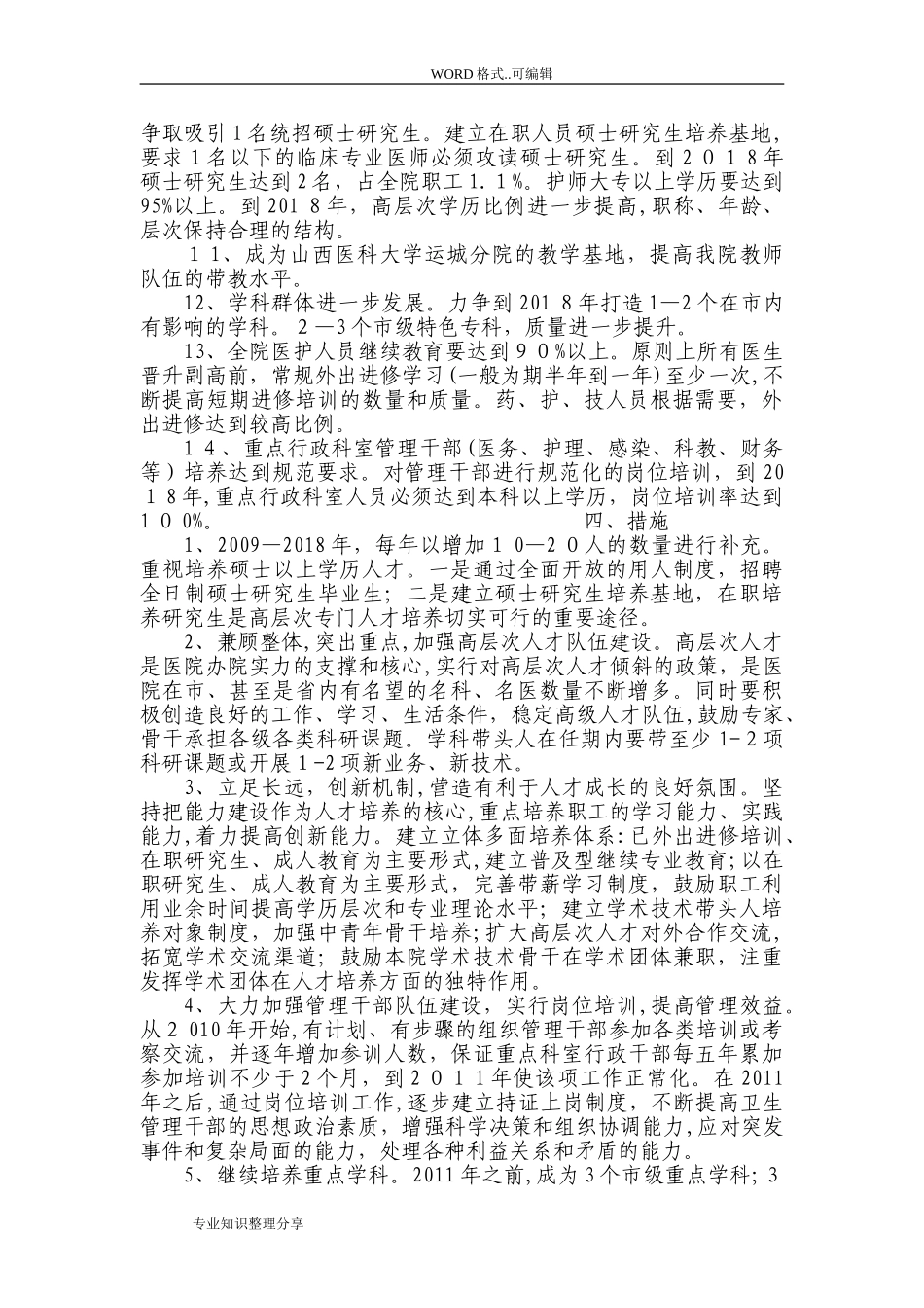 2024年医院人力资源中长期规划_第2页