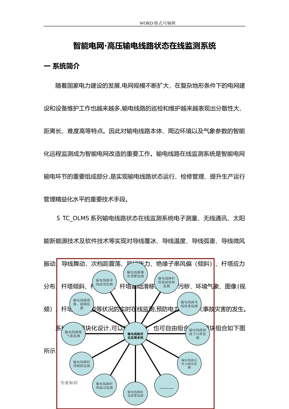 2024年智能化电网输电线路状态在线监测系统_第1页