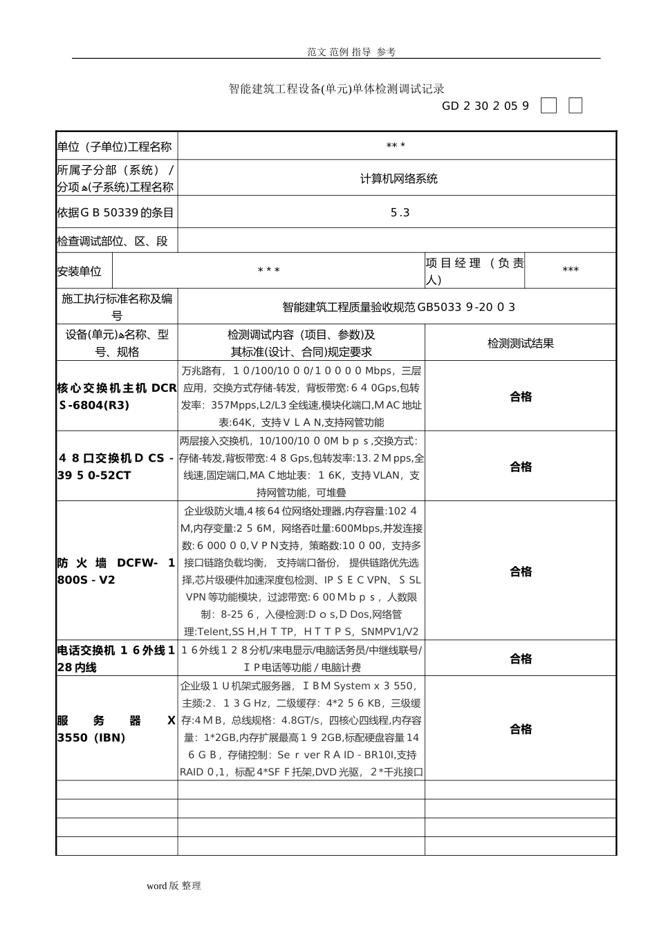 2024年智能设备调试记录_第1页