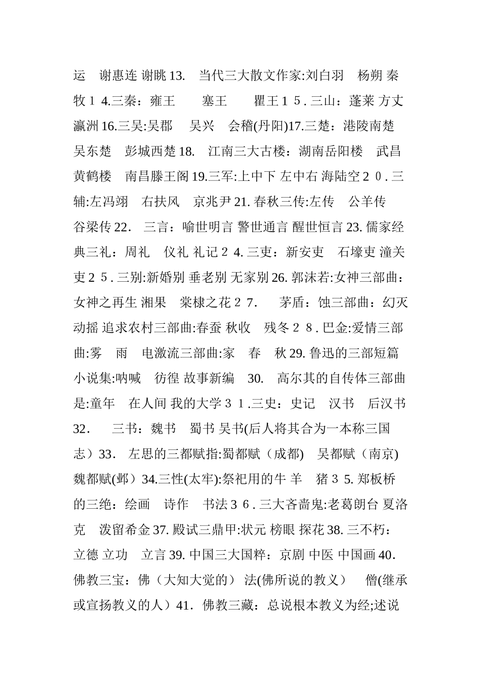 2024年中国文学常识大全_第3页