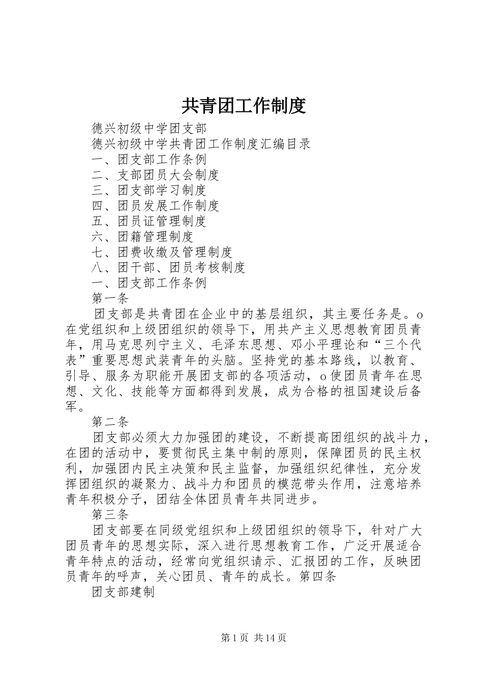 2024年共青团工作制度_第1页