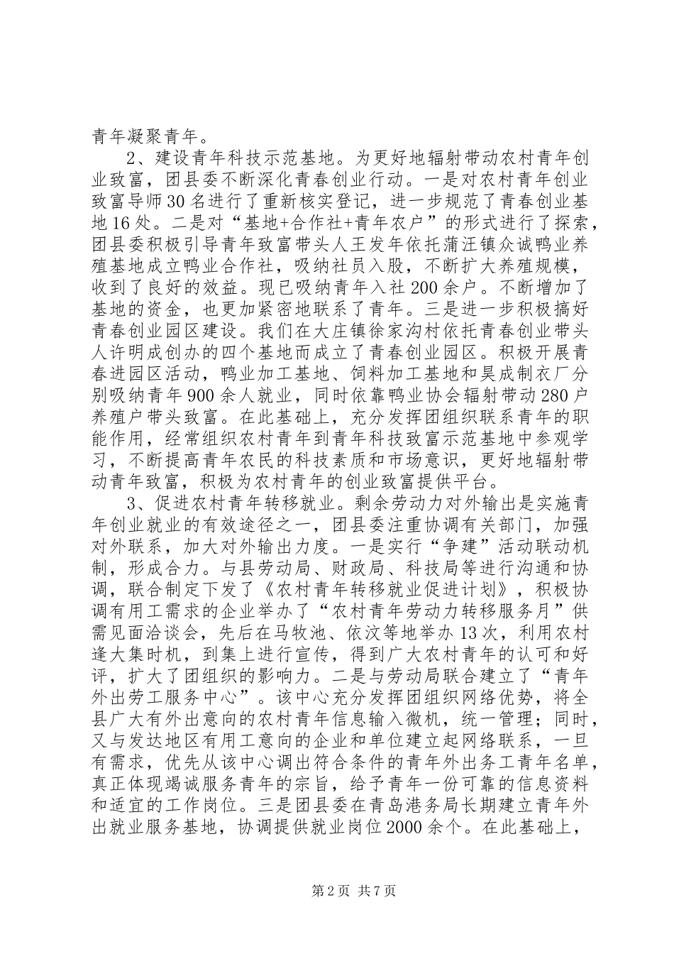 2024年共青团服务新农村调查汇报_第2页