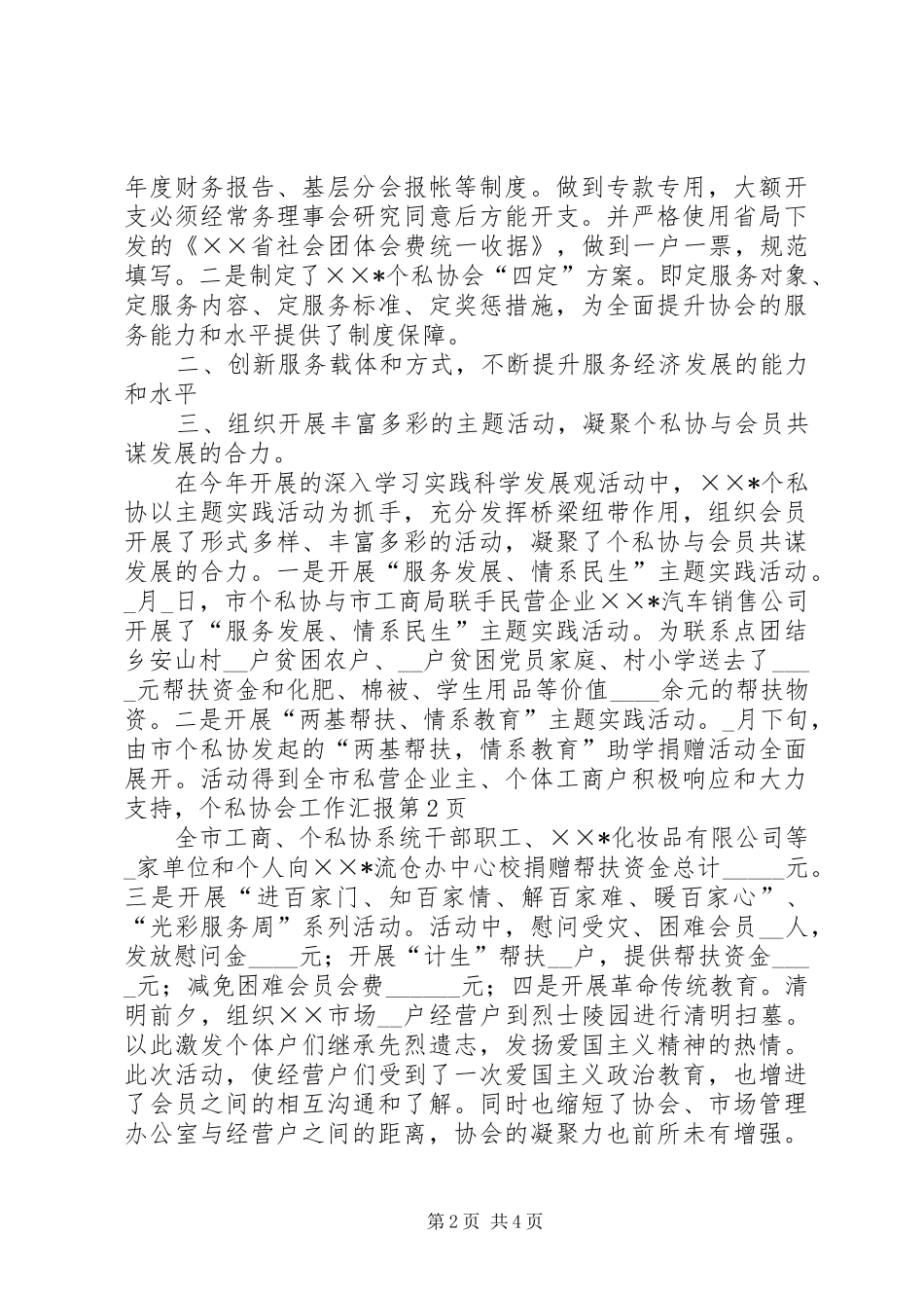 2024年个私协会工作汇报_第2页