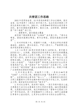 2024年共青团工作思路