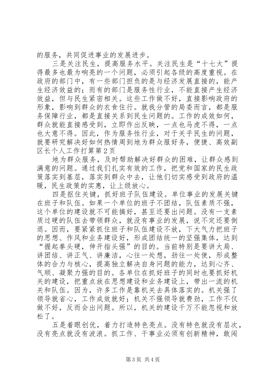 2024年副区长个人工作打算_第3页