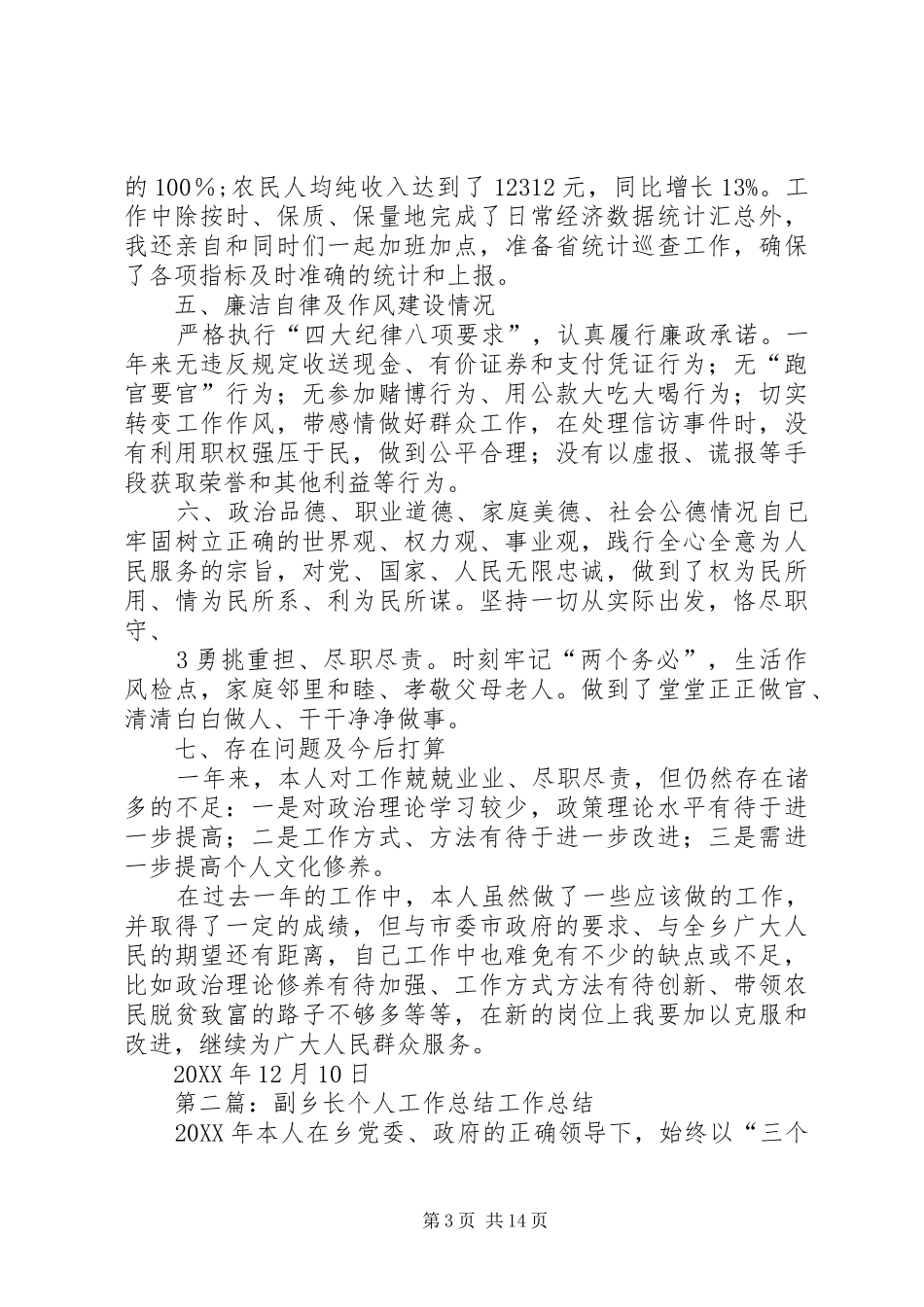 2024年副乡长工作总结_第3页