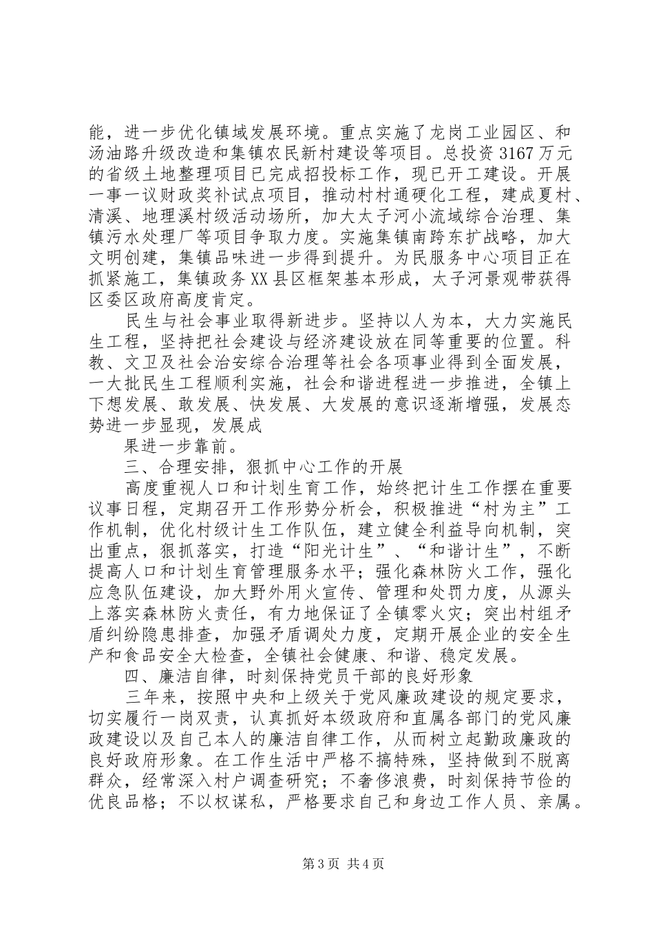 2024年副乡镇长述职报告_第3页