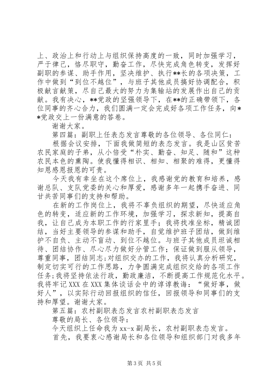 2024年副职就职表态讲话_第3页