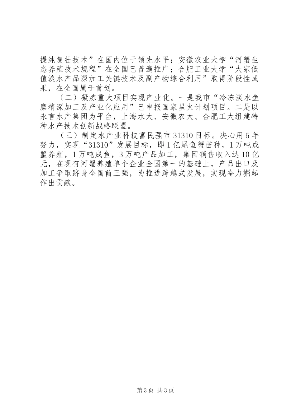 2024年富民强市专项行动实施情况汇报提纲_第3页