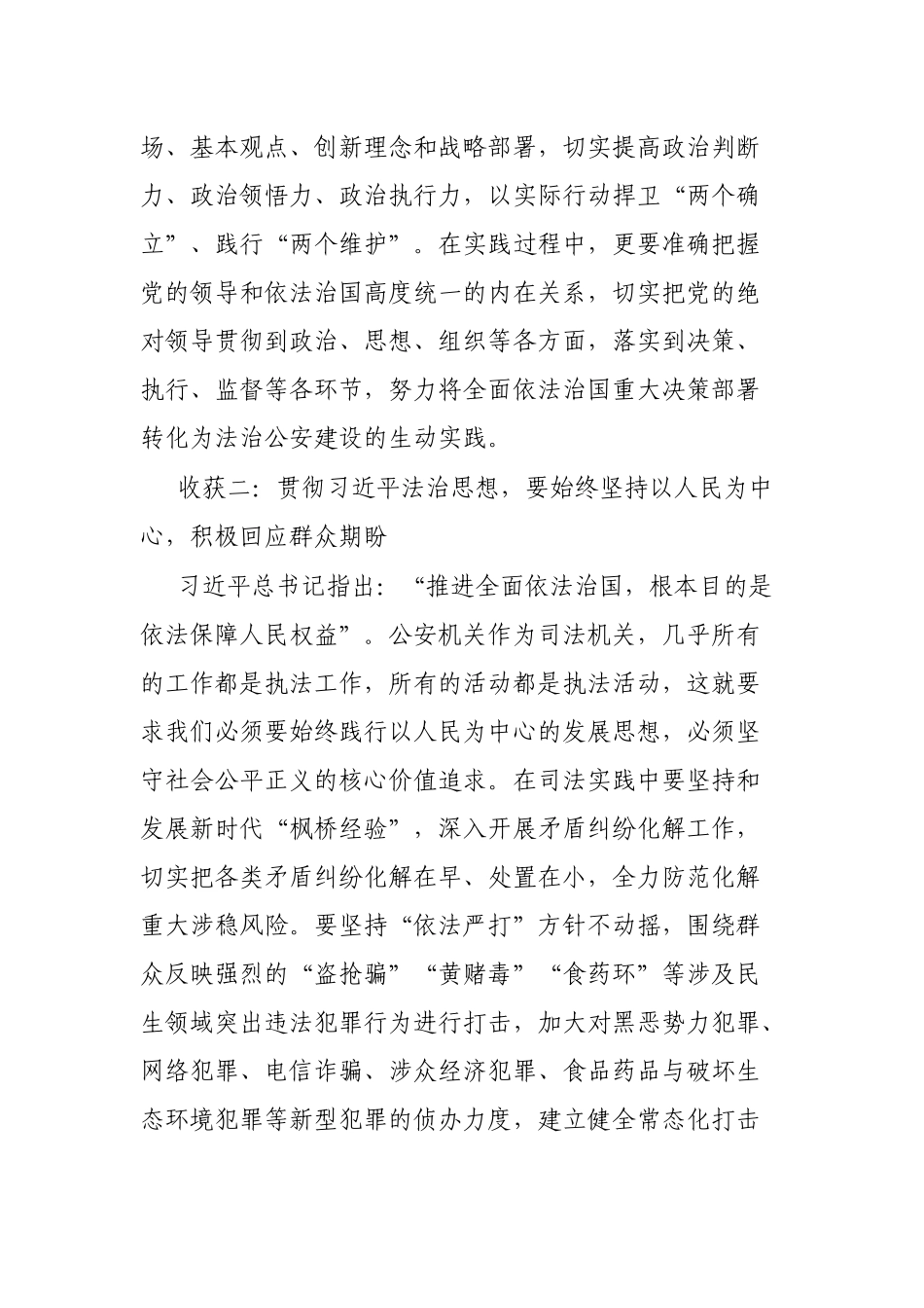 县委理论学习中心组读书班发言（公安）_第2页